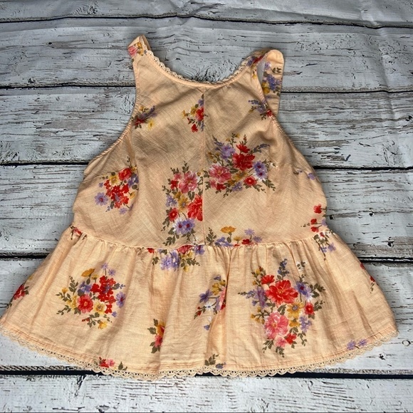 American Eagle Floral Print Peplum Tank Top Size M - Picture 9 of 12